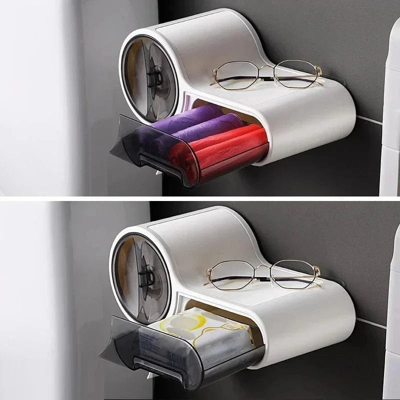 Porte Papier Toilette Moderne - Design Futuriste 3-en-1