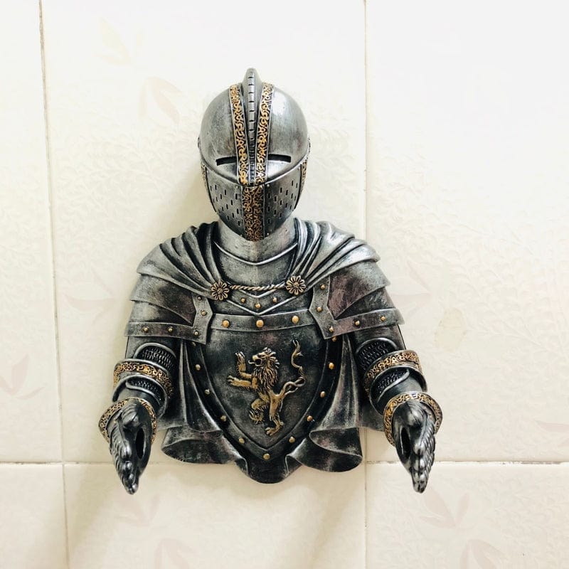 Porte Papier Toilette Chevalier - Armure Médiévale Résine