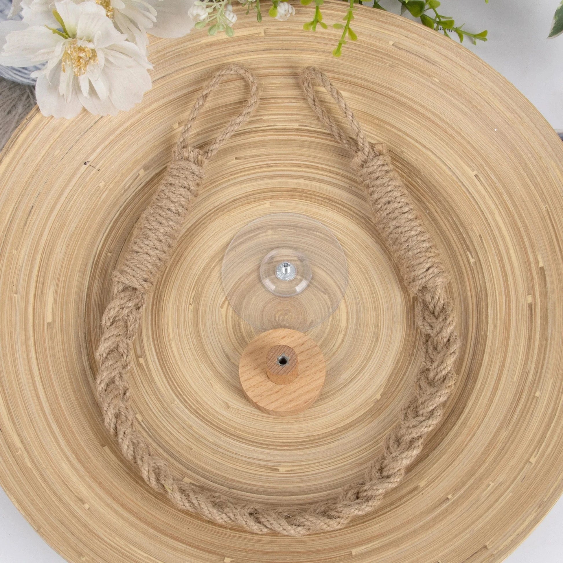 Porte Papier Toilette Corde - Design Bohème Macramé Sans Perçage