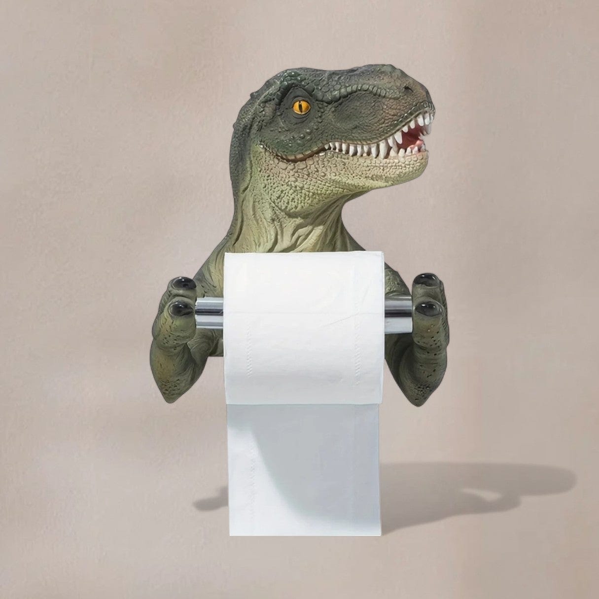 Porte Papier Toilette Dinosaure - 3 Modèles Résine Premium