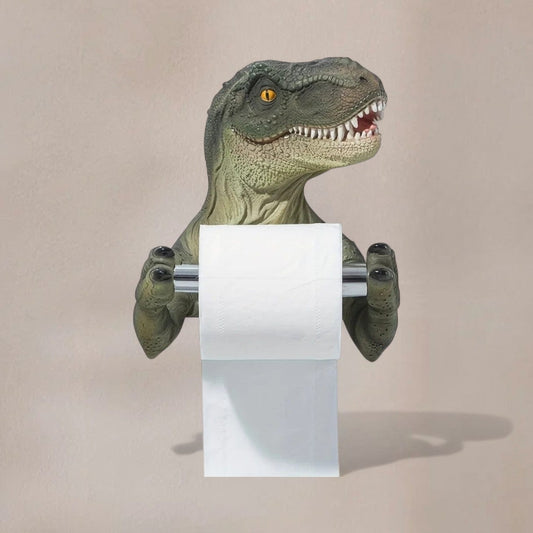 Porte Papier Toilette Dinosaure - 3 Modèles Résine Premium