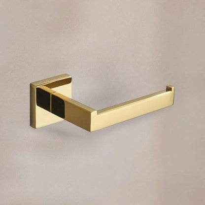 Porte Papier Toilette Doré Poli - Finition Miroir Premium
