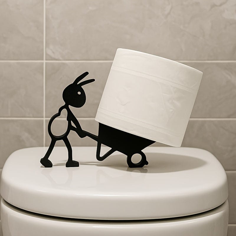 Porte Papier Toilette Drôle - 2 Modèles Personnages Rigolos