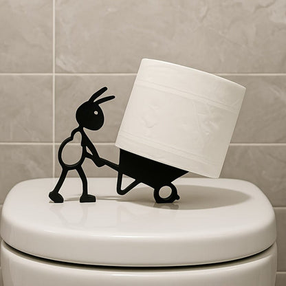 Porte Papier Toilette Drôle - 2 Modèles Personnages Rigolos