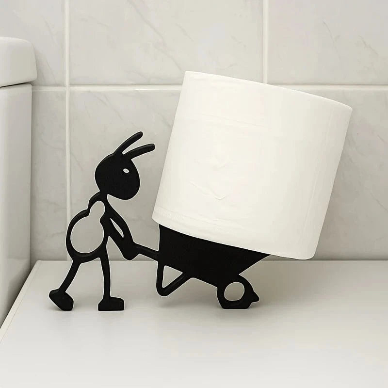 Porte Papier Toilette Drôle - 2 Modèles Personnages Rigolos