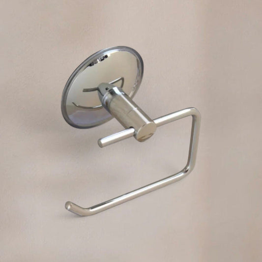 Porte Papier Toilette Inox Ventouse - Installation Sans Trou