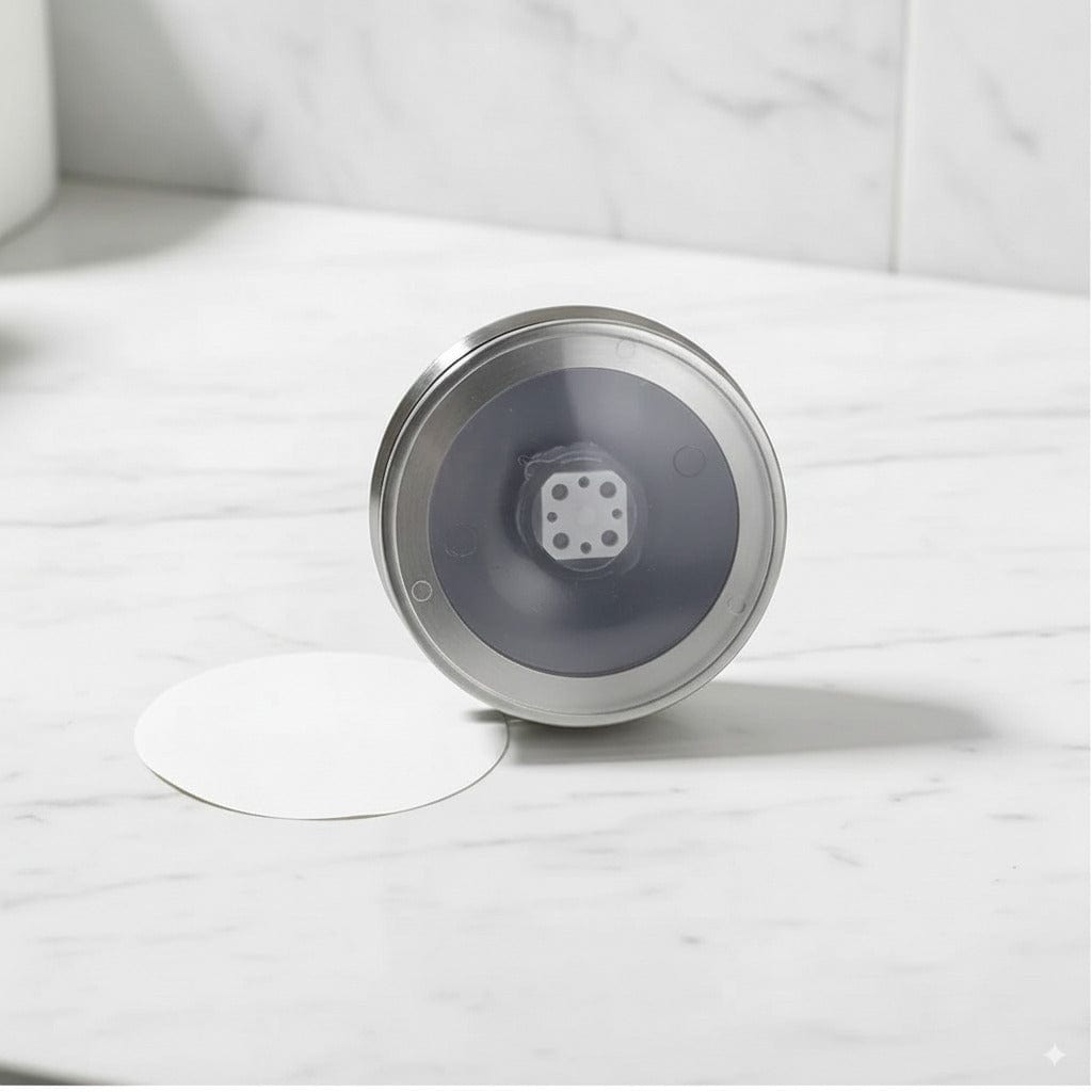Porte Papier Toilette Inox Ventouse - Installation Sans Trou