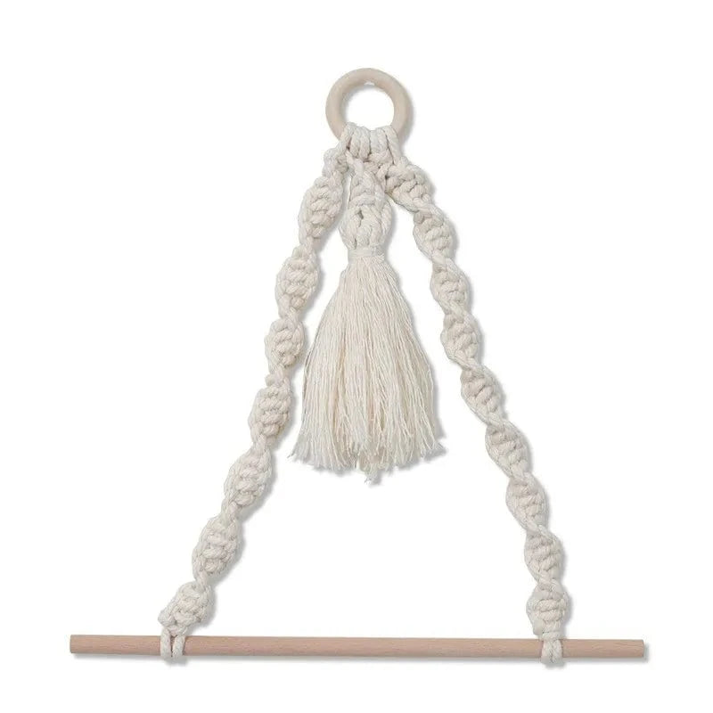 Porte Papier Toilette Macramé - 3 Coloris Artisanal Bohème