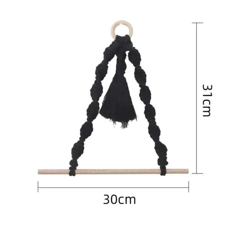 Porte Papier Toilette Macramé - 3 Coloris Artisanal Bohème