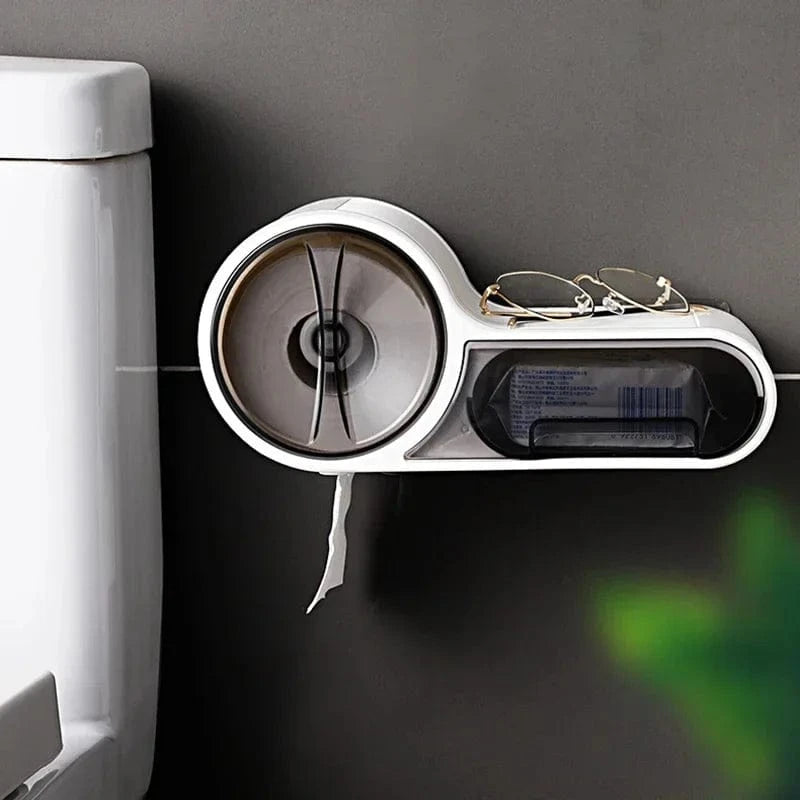 Porte Papier Toilette Moderne - Design Futuriste 3-en-1