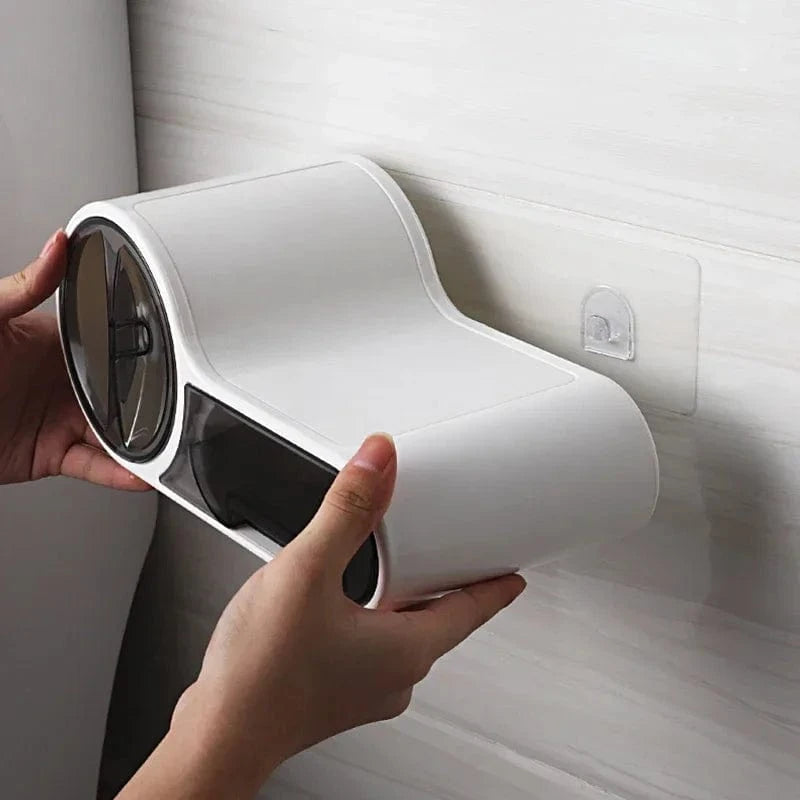 Porte Papier Toilette Moderne - Design Futuriste 3-en-1