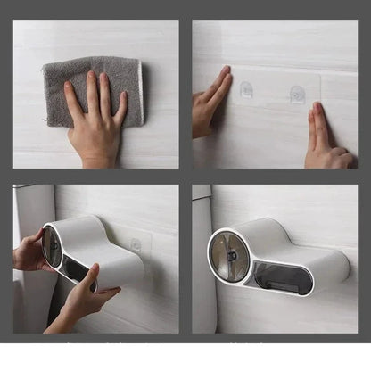 Porte Papier Toilette Moderne - Design Futuriste 3-en-1
