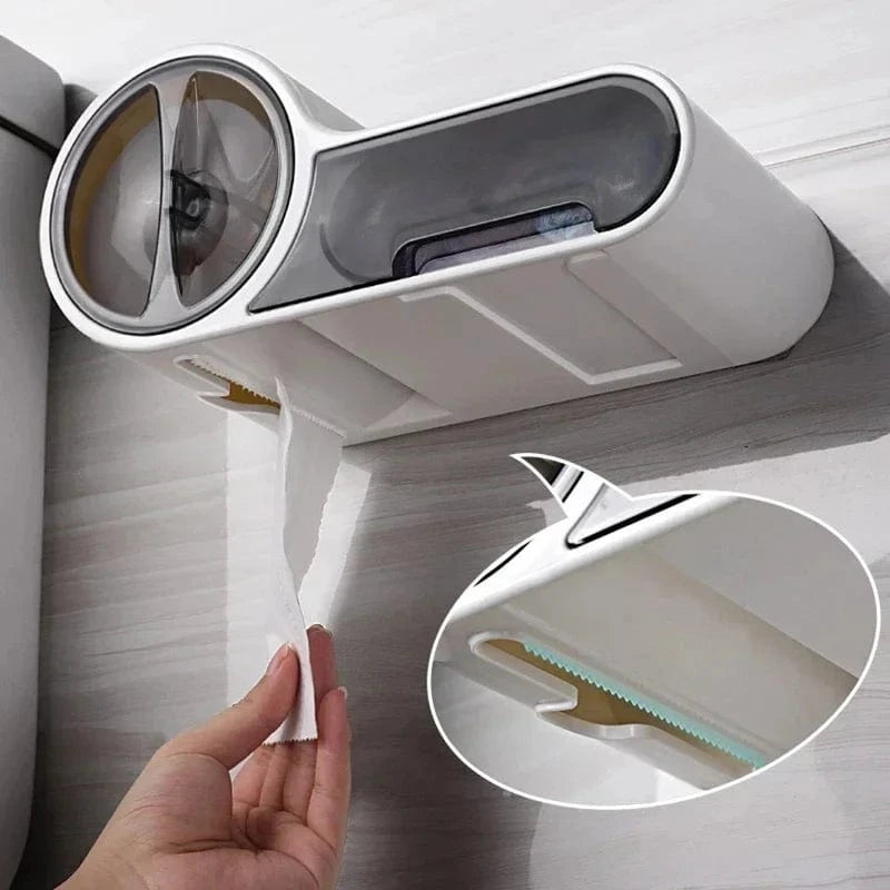 Porte Papier Toilette Moderne - Design Futuriste 3-en-1