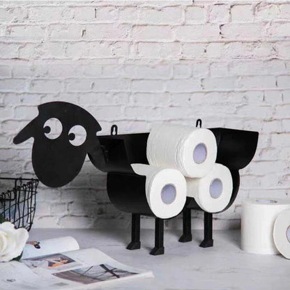 Porte Papier Toilette Mouton Becquet - Design Original 7 Rouleaux