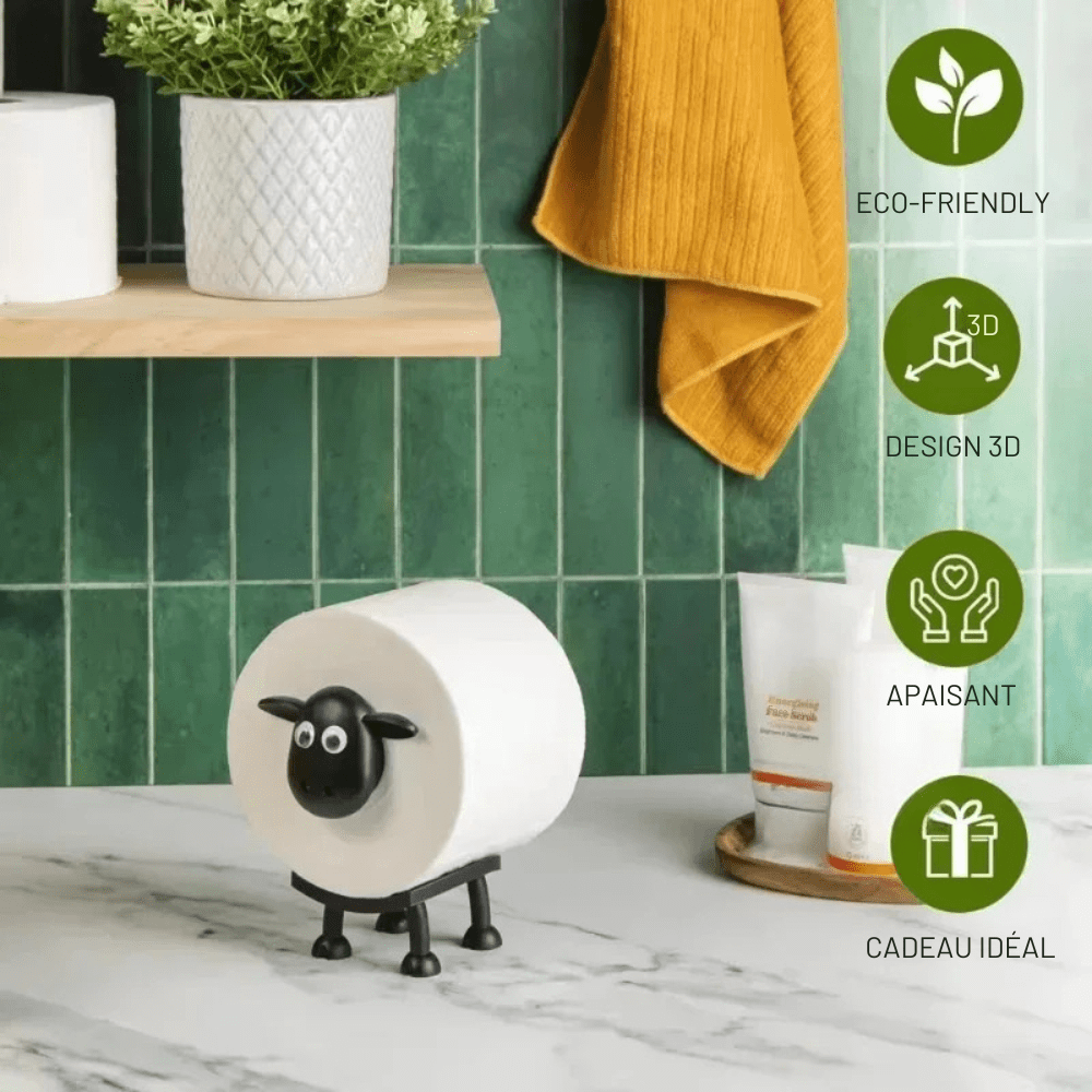 Porte Papier Toilette Mouton - Design Kawaii Mignon