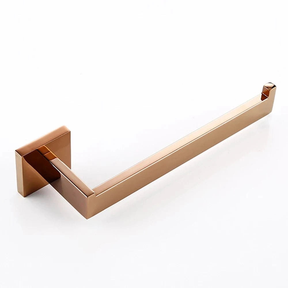 Porte Papier Toilette Or Rosé - Design Géométrique Luxueux