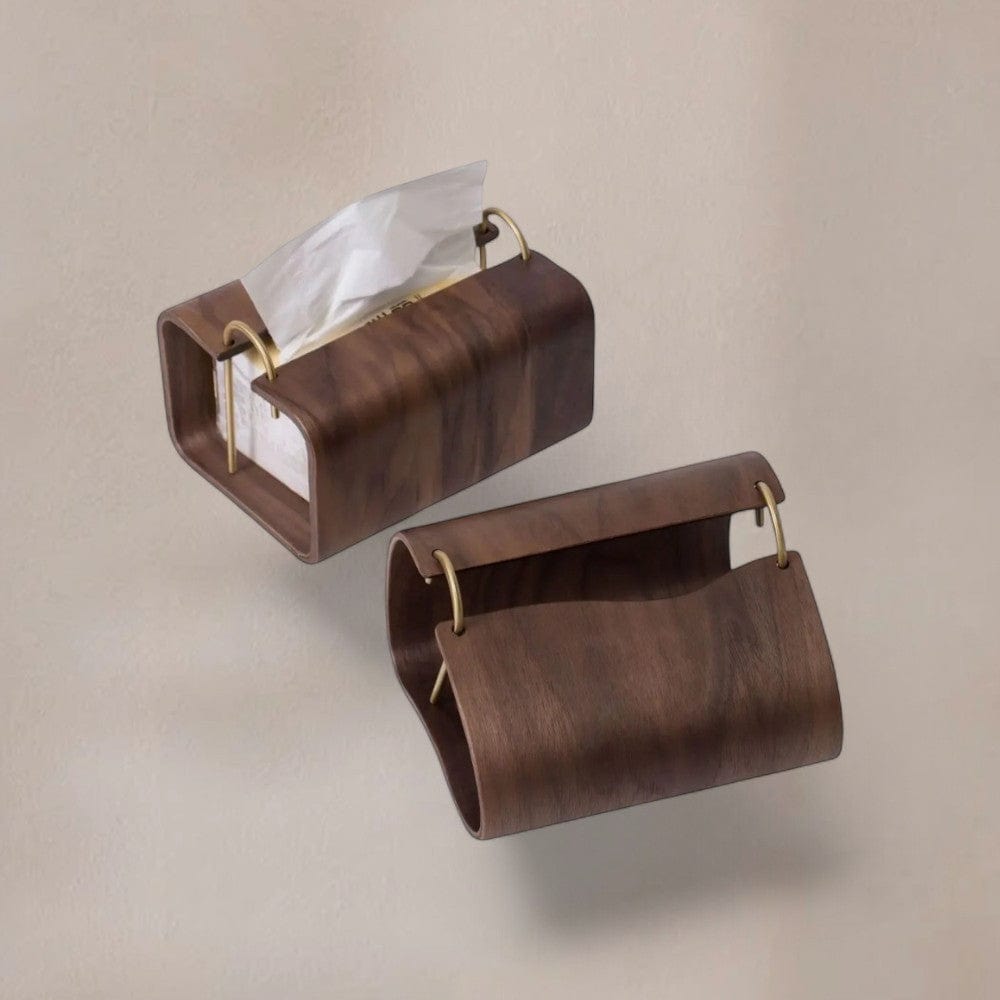 Porte Papier Toilette Original Bois - Design Sculptural