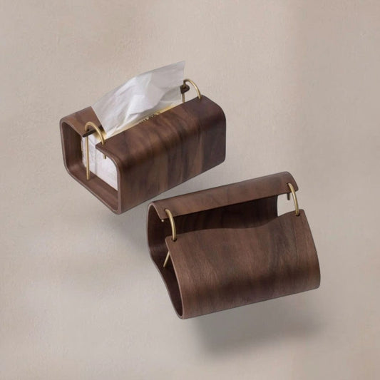 Porte Papier Toilette Original Bois - Design Sculptural