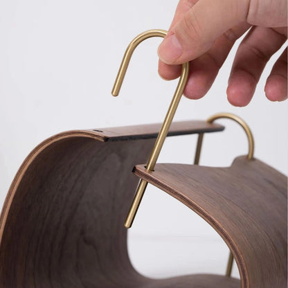 Porte Papier Toilette Original Bois - Design Sculptural