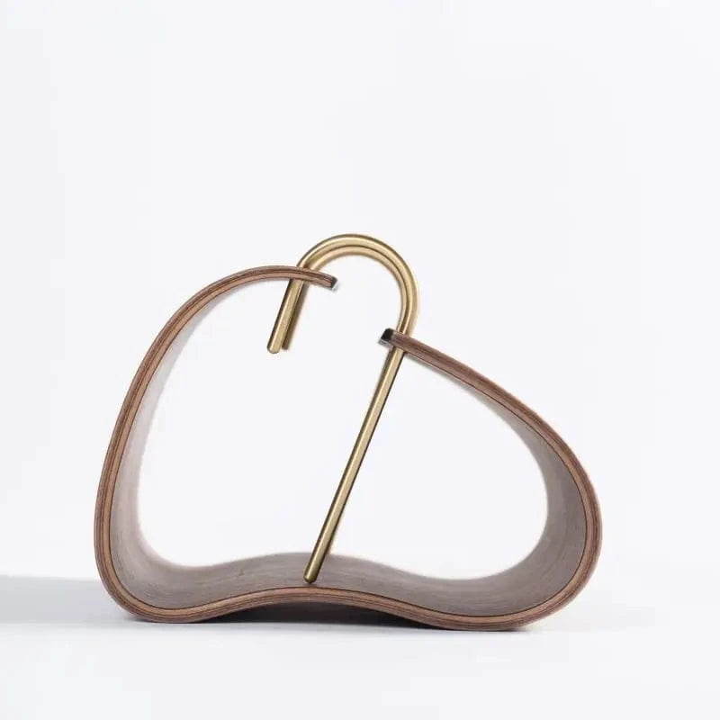 Porte Papier Toilette Original Bois - Design Sculptural