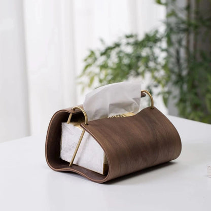 Porte Papier Toilette Original Bois - Design Sculptural