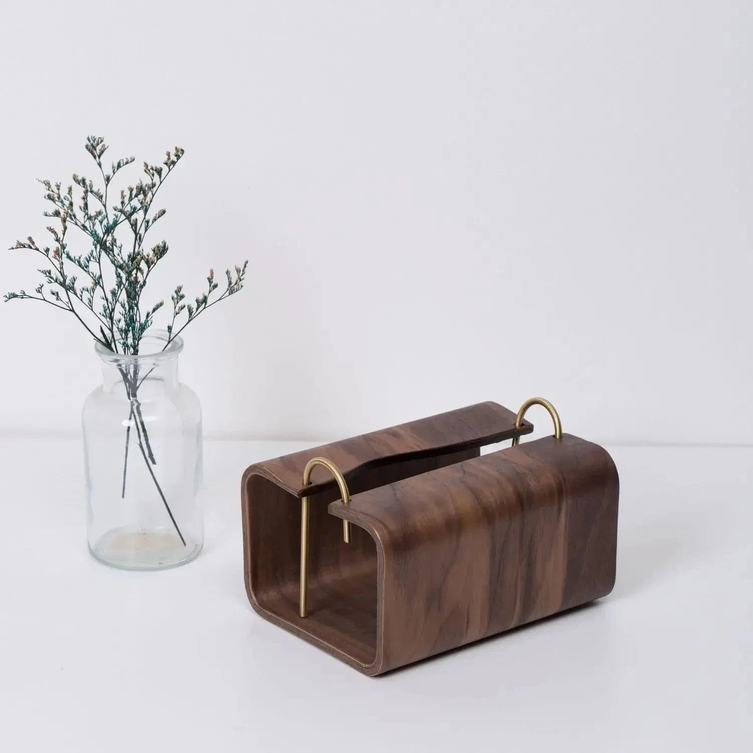 Porte Papier Toilette Original Bois - Design Sculptural