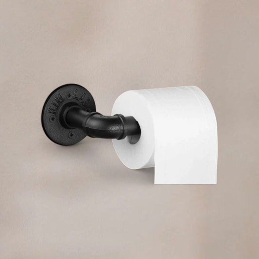 Porte Papier Toilette Tuyau - Style Industriel Authentique
