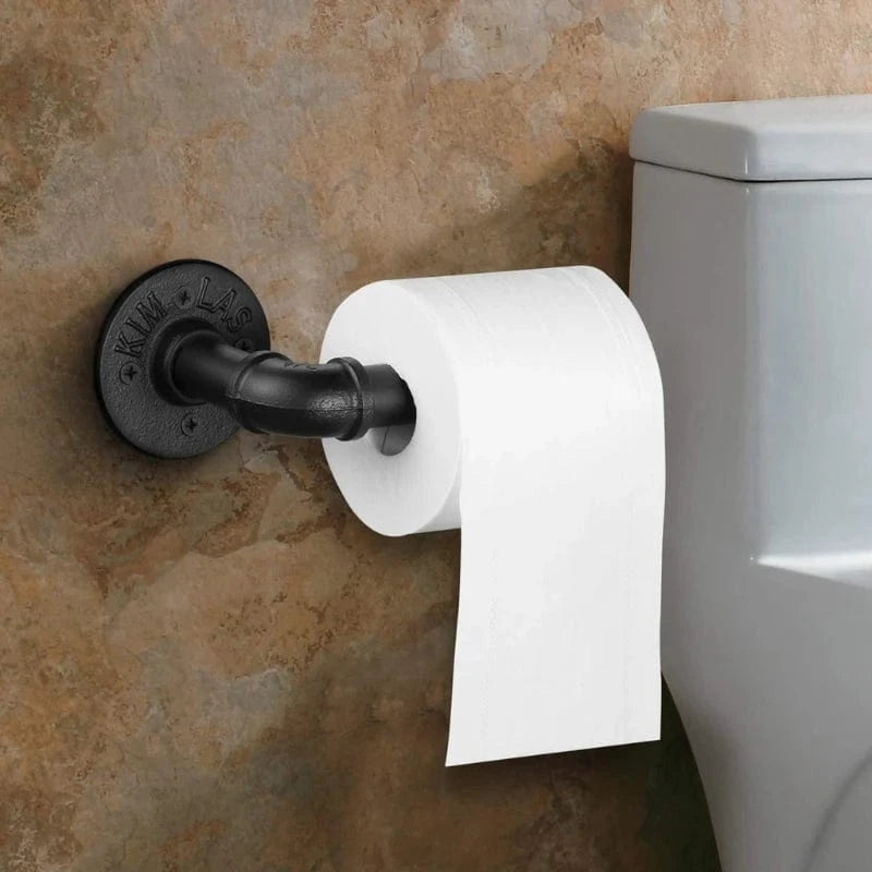 Porte Papier Toilette Tuyau - Style Industriel Authentique
